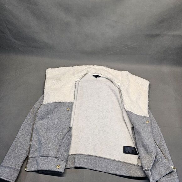 Tommy Hilfiger Womens Thick & Cozy Oversized Sherpa-Lined Zip Pilot Jacket Style - Picture 4 of 8